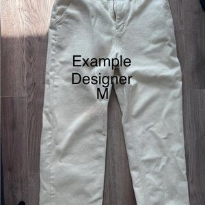 Men's Beige Pants